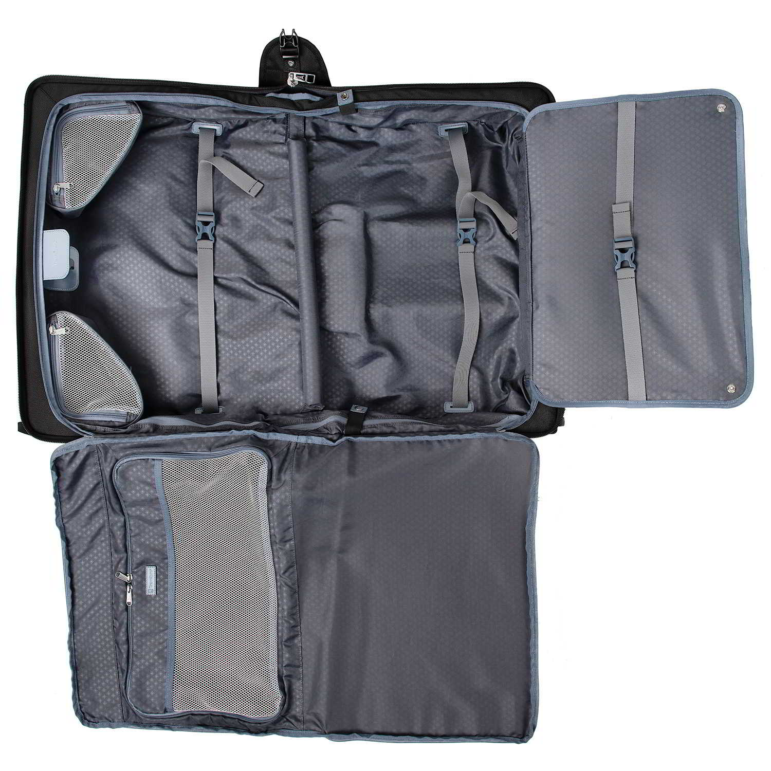 Storite 2 Pack Nylon Wardrobe Bag Underbed Moisture Proof Cloth Storage  Organizer Saree Bags with Zippered Closure & Handle (Grey, 37x35x23 cm)  Square : Amazon.in: Home & Kitchen